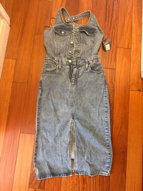 Universal Thread Halter Denim Dress